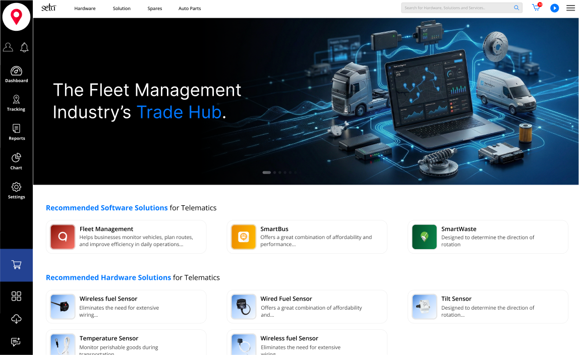 SETU Marketplace web application